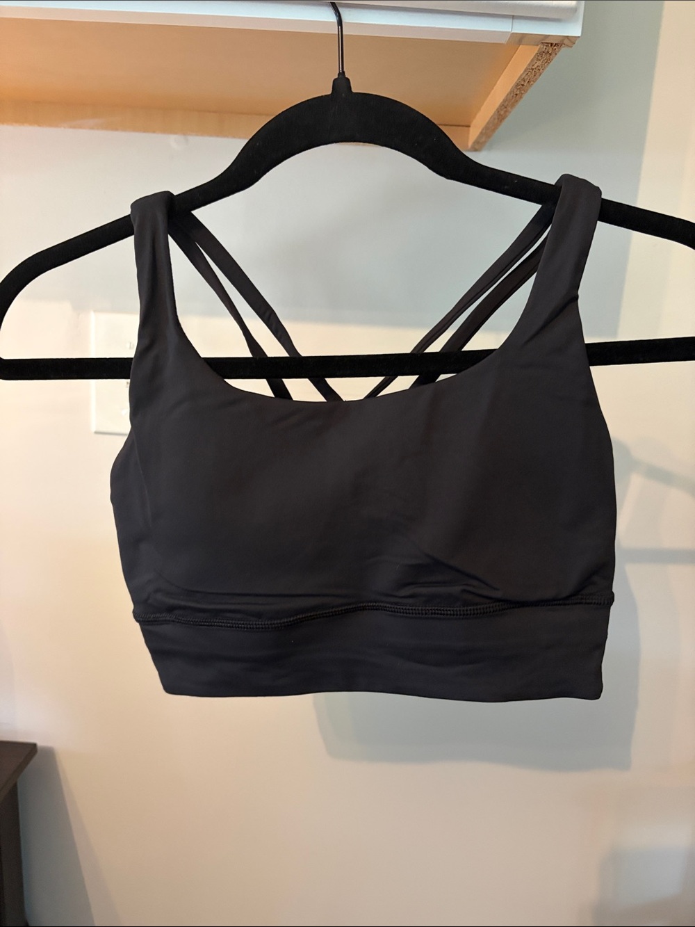 lululemon athletica Black Strappy Sports Bra